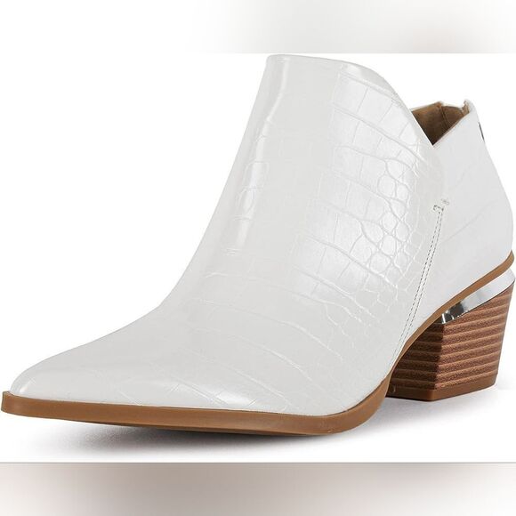 Elegant chunky heel bootie sz 8.5 - Picture 1 of 10